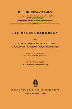 Gamp / Lindemann / Schallock |  Die Osteoarthrosen | eBook | Sack Fachmedien