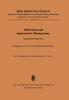Ott |  Stoffwechsel und Degenerativer Rheumatismus | eBook | Sack Fachmedien