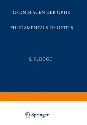 Bergstrand / Wolter / Maréchal |  Grundlagen der Optik / Fundamentals of Optics | Buch |  Sack Fachmedien