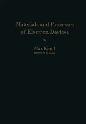 Knoll |  Materials and Processes of Electron Devices | eBook | Sack Fachmedien