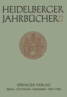 Ernst | Heidelberger Jahrbücher | E-Book | www.sack.de