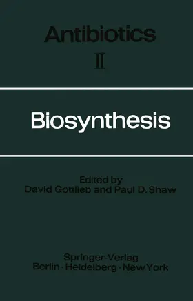 Shaw / Gottlieb |  Biosynthesis | Buch |  Sack Fachmedien
