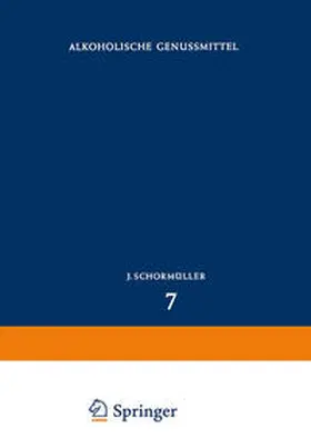 Bergner / Peltonen / Schuster |  Alkoholische Genussmittel | eBook | Sack Fachmedien