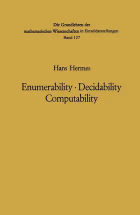 Hermes |  Enumerability · Decidability Computability | Buch |  Sack Fachmedien