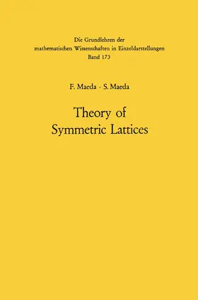 Maeda |  Theory of Symmetric Lattices | Buch |  Sack Fachmedien