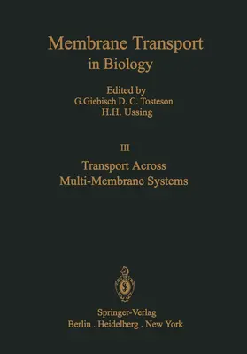 Giebisch |  Transport Across Multi-Membrane Systems | Buch |  Sack Fachmedien