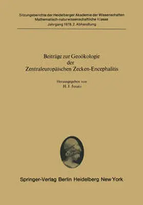 Jusatz |  Beiträge zur Geoökologie der Zentraleuropäischen Zecken-Encephalitis | eBook | Sack Fachmedien