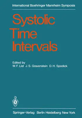 List / Gravenstein / Spodick |  Systolic Time Intervals | eBook | Sack Fachmedien