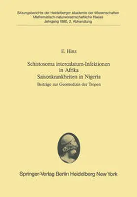 Hinz |  Schistosoma intercalatum-Infektionen in Afrika Saisonkrankheiten in Nigeria | eBook | Sack Fachmedien