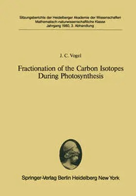 Vogel |  Fractionation of the Carbon Isotopes During Photosynthesis | eBook | Sack Fachmedien