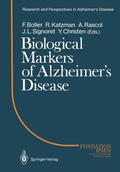 Boller / Signoret / Katzman |  Biological Markers of Alzheimer¿s Disease | Buch |  Sack Fachmedien