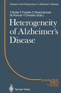 Boller / Forette / Christen |  Heterogeneity of Alzheimer¿s Disease | Buch |  Sack Fachmedien