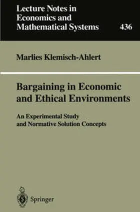 Klemisch-Ahlert | Bargaining in Economic and Ethical Environments | E-Book | www.sack.de