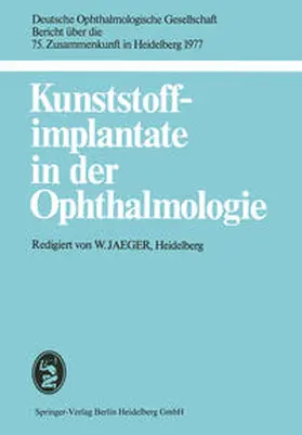 Kunststoffimplantate in der Ophthalmologie | E-Book | www.sack.de