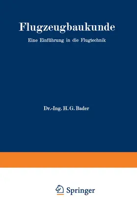 Bader | Flugzeugbaukunde | Buch | 978-3-642-47106-3 | www.sack.de