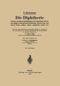 Bretonneau / Schloßmann / Nülle |  Die Diphtherie | Buch |  Sack Fachmedien