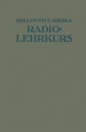 Riepka |  Lehrkurs für Radio-Amateure | Buch |  Sack Fachmedien