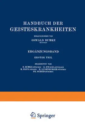 Bumke | Handbuch der Geisteskrankheiten | E-Book | www.sack.de