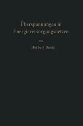 Baatz |  Überspannungen in Energieversorgungsnetzen | eBook | Sack Fachmedien