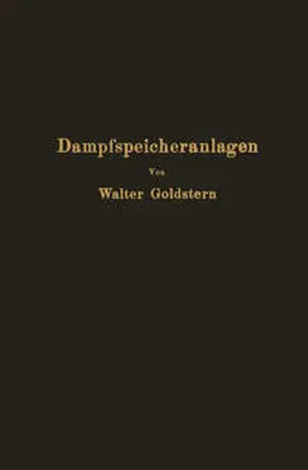 Goldstern |  Dampfspeicheranlagen | eBook | Sack Fachmedien