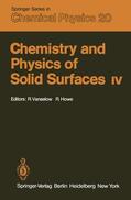 Howe / Vanselow |  Chemistry and Physics of Solid Surfaces IV | Buch |  Sack Fachmedien