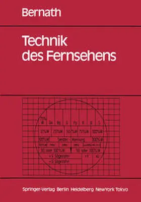 Bernath |  Technik des Fernsehens | eBook | Sack Fachmedien