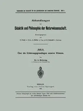 Meinong | Über die Erfahrungsgrundlagen unseres Wissens | E-Book | www.sack.de