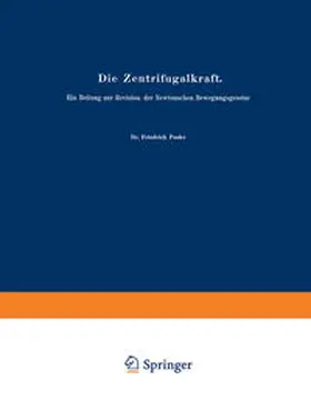 Poske | Die Zentrifugalkraft | E-Book | www.sack.de