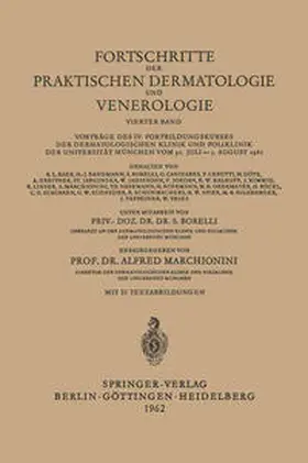 Marchionini |  Fortschritte der Praktischen Dermatologie und Venerologie | eBook | Sack Fachmedien