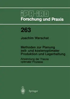 Warschat |  Methoden zur Planung zeit- und kostenoptimaler Produktion und Lagerhaltung | eBook | Sack Fachmedien