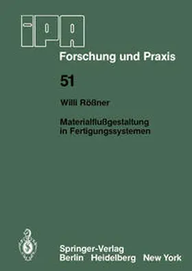 Rössner |  Materialflußgestaltung in Fertigungssystemen | eBook | Sack Fachmedien
