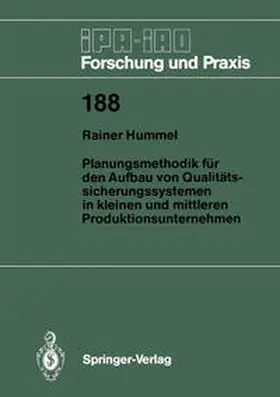 Hummel |  Planungsmethodik für den Aufbau von Qualitätssicherungssystemen in Kleinen und Mittleren Produktionsunternehmen | eBook | Sack Fachmedien
