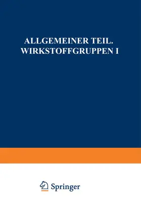 List / Hörhammer |  Allgemeiner Teil. Wirkstoffgruppen I | Buch |  Sack Fachmedien