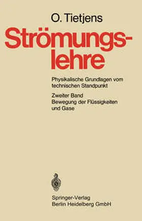 Tietjens |  Bewegung der Flüssigkeiten und Gase | eBook | Sack Fachmedien