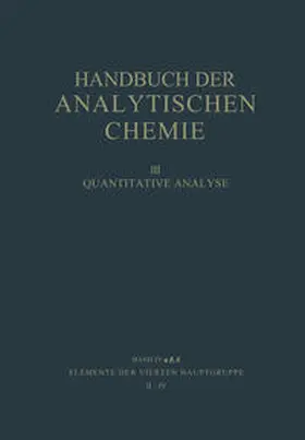  Elemente der Vierten Hauptgruppe II · IV Germanium · Blei | eBook | Sack Fachmedien