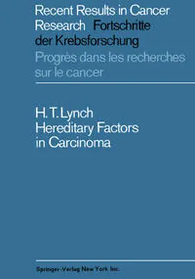 Lynch | Hereditary Factors in Carcinoma | E-Book | sack.de