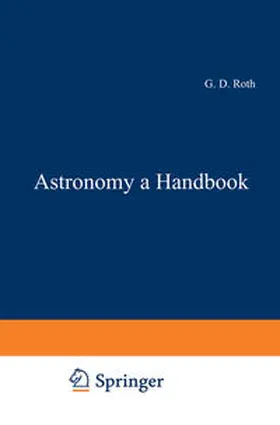 Roth |  Astronomy: a Handbook | eBook | Sack Fachmedien