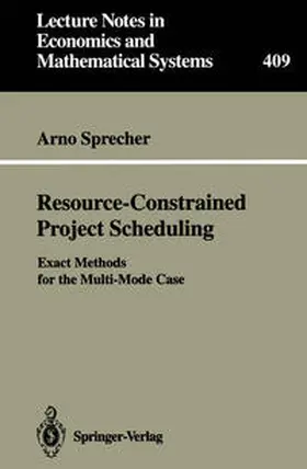 Sprecher |  Resource-Constrained Project Scheduling | eBook | Sack Fachmedien