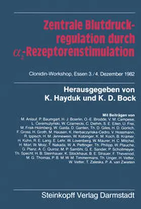 Hayduk / Bock |  Zentrale Blutdruckregulation durch a2-Rezeptorenstimulation | eBook | Sack Fachmedien