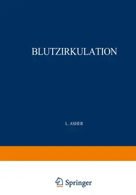 Bethe |  Blutzirkulation. 2 Teile. 1926/27 | Buch |  Sack Fachmedien
