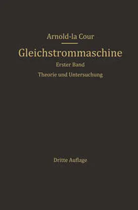 La Cour | Die Gleichstrommaschine | E-Book | www.sack.de