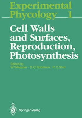 Wiessner / Robinson / Starr |  Cell Walls and Surfaces, Reproduction, Photosynthesis | eBook | Sack Fachmedien