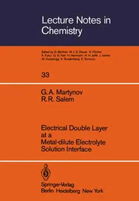 Martynov / Salem | Electrical Double Layer at a Metal-dilute Electrolyte Solution Interface | E-Book | www.sack.de