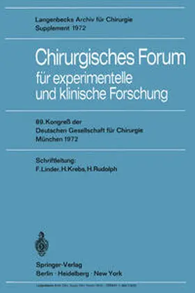  Chirurgisches Forum für experimentelle und klinische Forschung | eBook | Sack Fachmedien