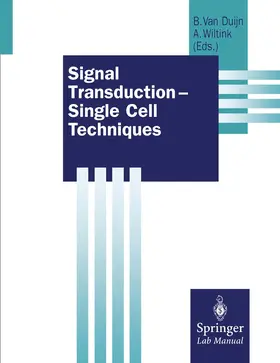 Wiltink / Duijn |  Signal Transduction - Single Cell Techniques | Buch |  Sack Fachmedien