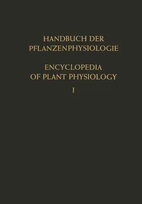  Genetische Grundlagen Physiologischer Vorgänge · Konstitution der Pflanzenzelle / Genetic Control of Physiological Processes · The Constitution of the Plant Cell | Buch |  Sack Fachmedien