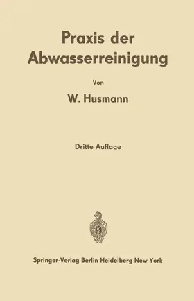 Husmann |  Praxis der Abwasserreinigung | Buch |  Sack Fachmedien