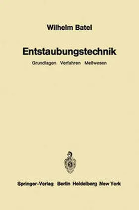 Batel |  Entstaubungstechnik | eBook | Sack Fachmedien