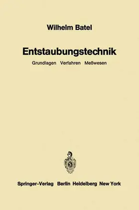 Batel |  Entstaubungstechnik | Buch |  Sack Fachmedien