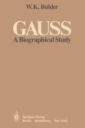Bühler | Gauss | Buch | 978-3-642-49209-9 | www.sack.de